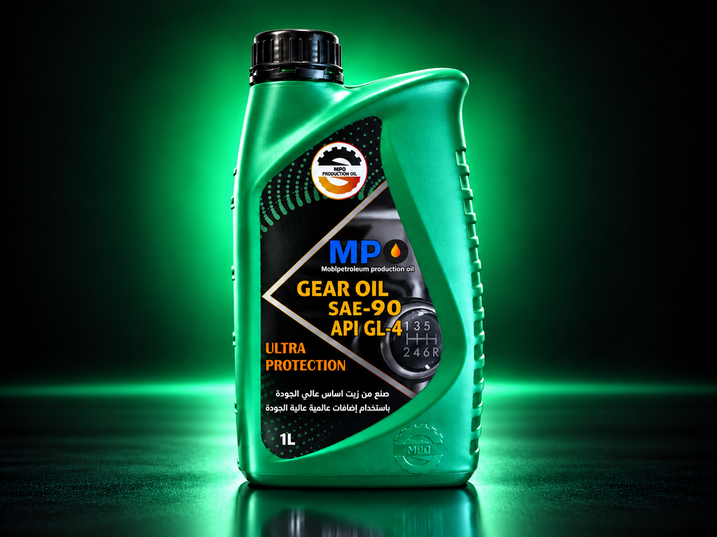 زيت تروس MPO SAE 90 – (12عبوة × 1 لتر)